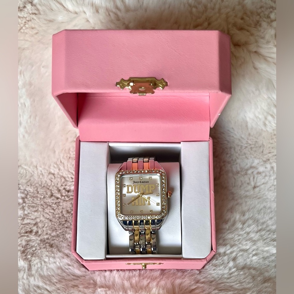 JUICY COUTURE Dump Him Bling Watch✨
